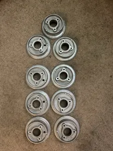 Vintage aviation surplus aluminum wheel assemblies BD-5 Homemade Airplane Jet